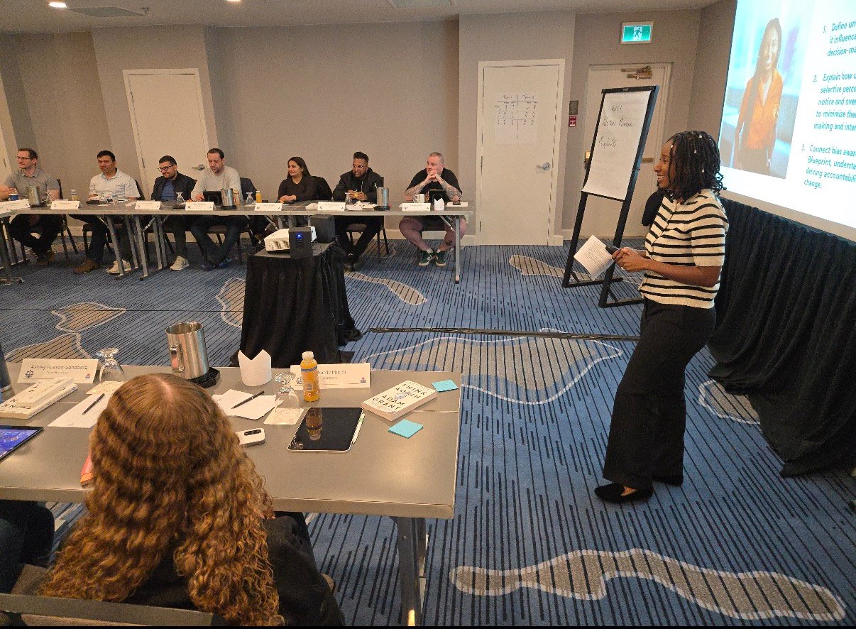 Jade Brown facilitating a workshop